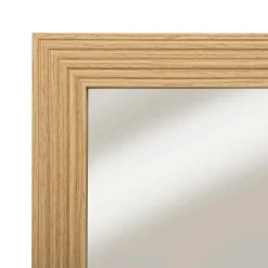 5five Spiegel/wandspiegel - 44 x 54 cm - hout - naturel