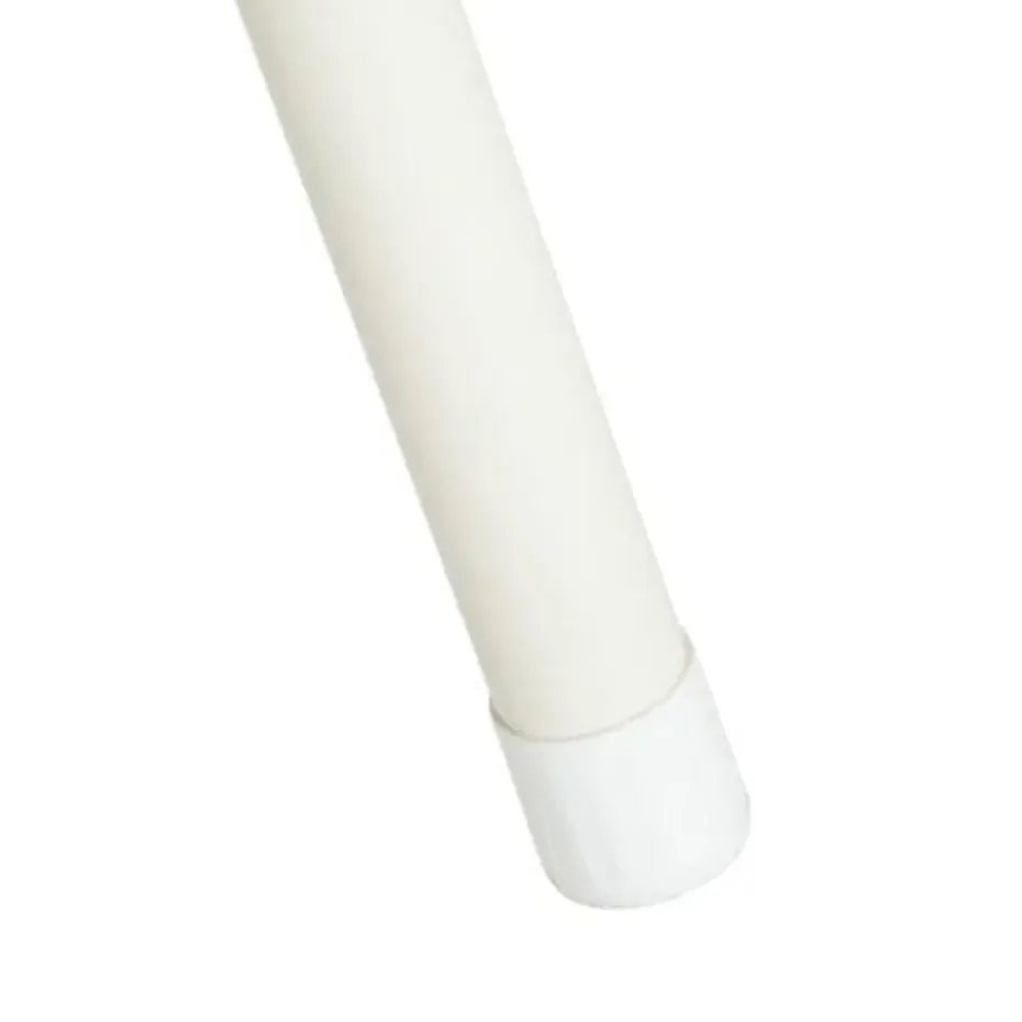 5Five Stapelbaar zit krukje - metaal/polyester - wit