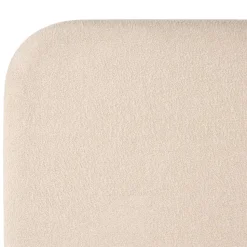 FLAYAT - Eenpersoonsbed - Beige - 120 x 200 cm - Bouclé