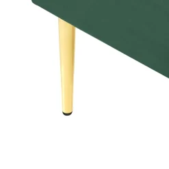 FLAYAT - Eenpersoonsbed - Donkergroen - 120 x 200 cm - Fluweel