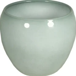 Floran Bloempot Rian - mistry groen - keramiek - 17 x 15 cm