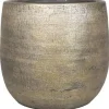 Floran Plantenpot Mira - goudkleurig - keramiek - 34 cm