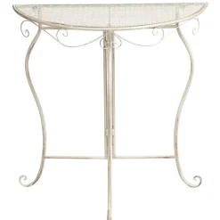 FOLELLI - Tuintafel - Lichtbeige - IJzer