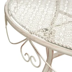 FOLELLI - Tuintafel - Lichtbeige - IJzer