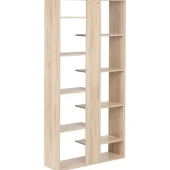 FONTAS - Boekenkast - Lichtbruin - Spaanplaat