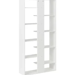 FONTAS - Boekenkast - Wit - Spaanplaat