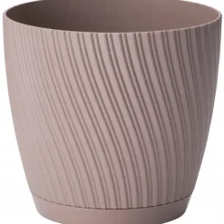 Form Plastic Plantenpot - kunststof - beige - D27 x H24 cm
