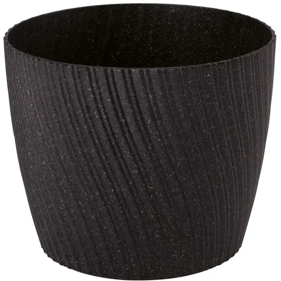 Form Plastic Plantenpot - kunststof - zwart - D27 x H23 cm
