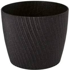 Form Plastic Plantenpot - kunststof - zwart - D17 x H14 cm
