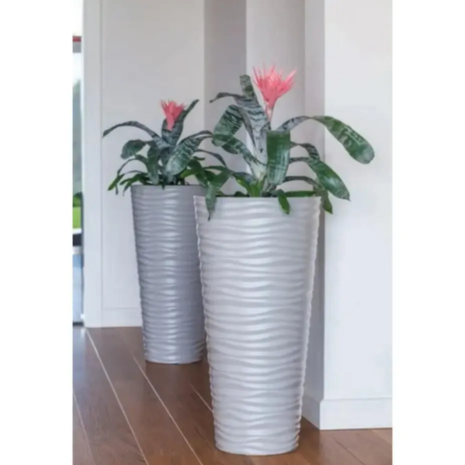 Form Plastic Plantenpot rond - kunststof - zwart - D40 x H79 cm