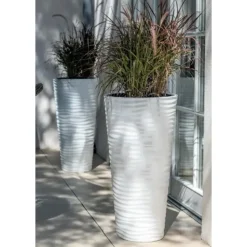 Form Plastic Plantenpot rond - kunststof - zwart - D35 x H69 cm