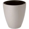 Form Plastic Plantenpot/bloempot - kunststof - grijs - 30 x 32 cm