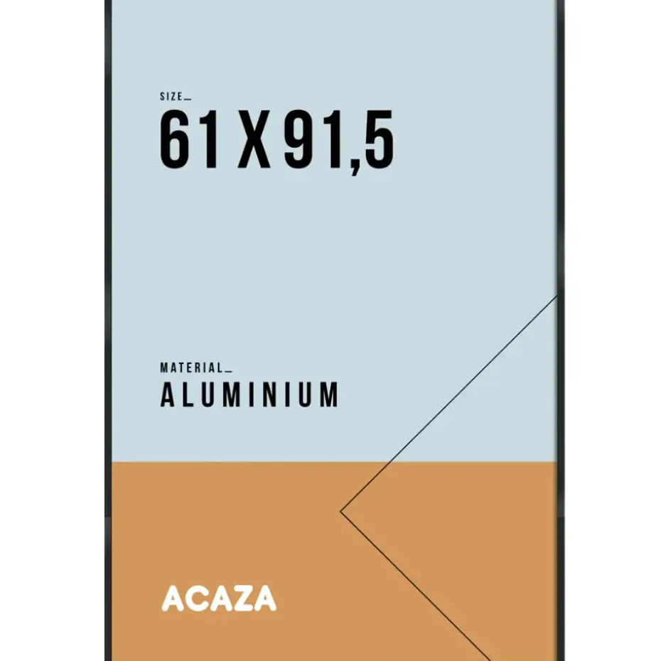 Foto Kader, Lijst geschikt voor Foto's of Posters van 61 cm x 91,5 cm - Zwart