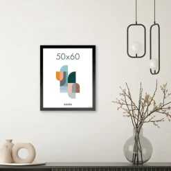 Fotokader - Fotolijst - Wissellijst - 50x60 cm - MDF - Zwart