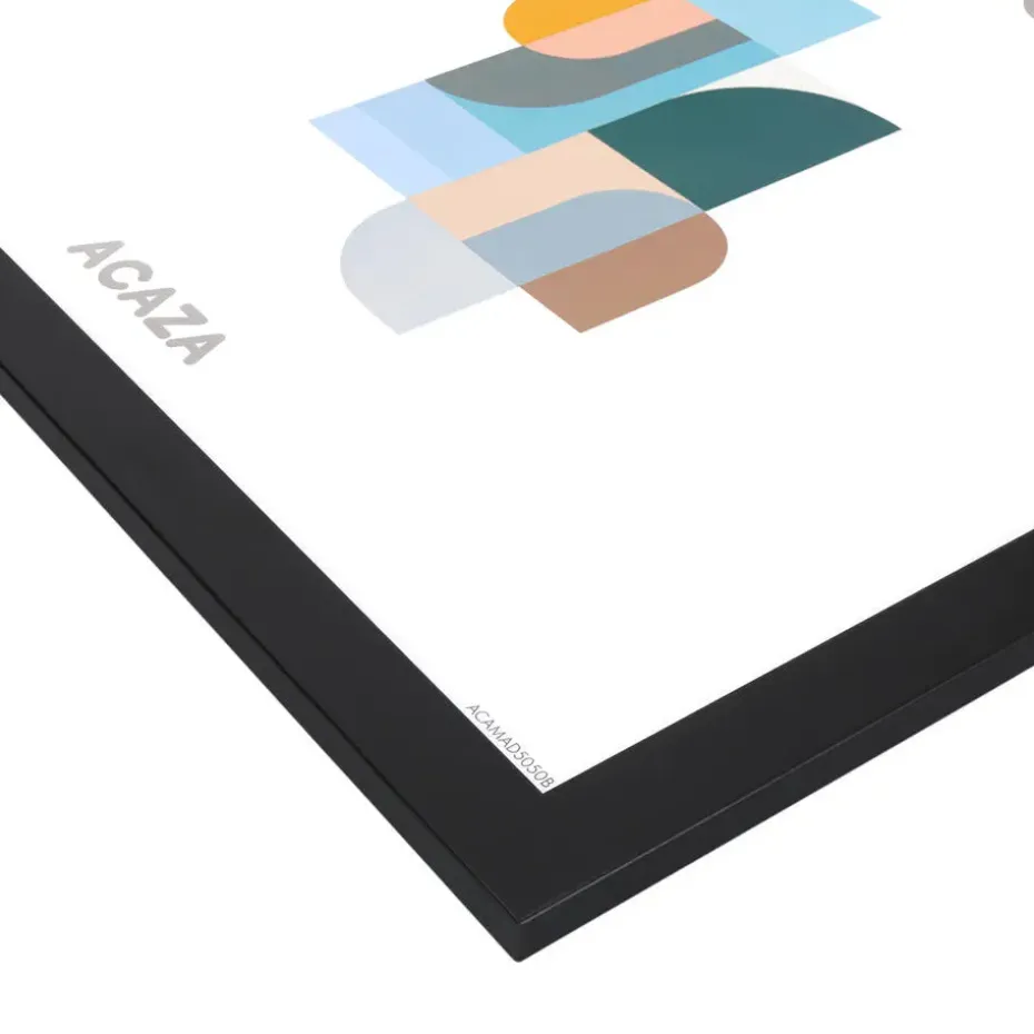 Fotokader - Fotolijst - Wissellijst - 50x50 cm - MDF - Zwart