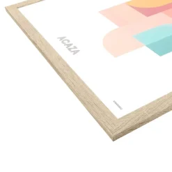 Fotokader - Fotolijst - 60x80 cm - MDF hout - Lichte Eik kleur