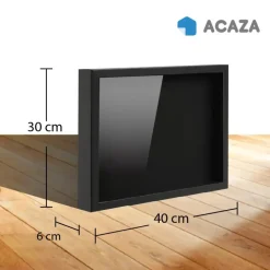Fotokader in 3D - Box Frame - Fotolijst - 3.5 cm diep - MDF - 30x40cm - Zwart