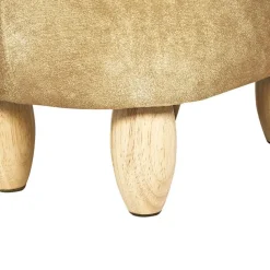 FOX - Poef - Oranje - 32 cm - Fluweel