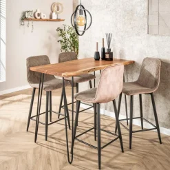 Fraaai - Freyja barstoel rib - zand