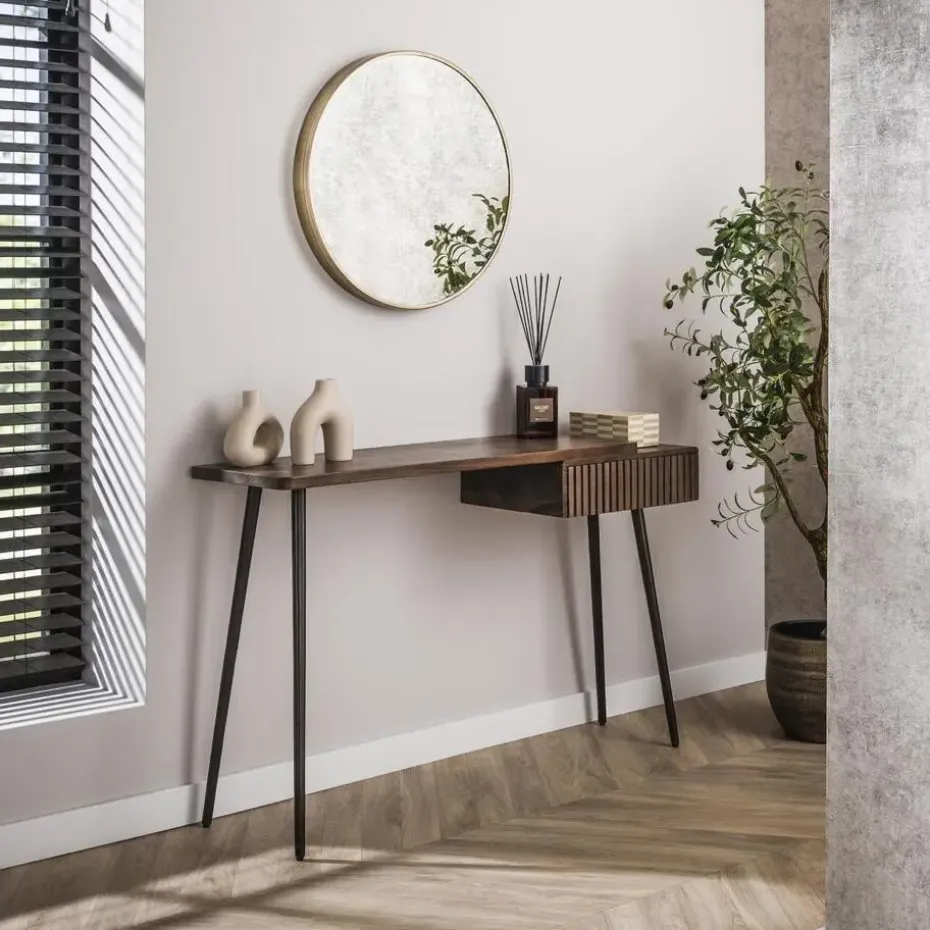 Fraaai - Marino sidetable - 120 cm - acaciahout - bruin