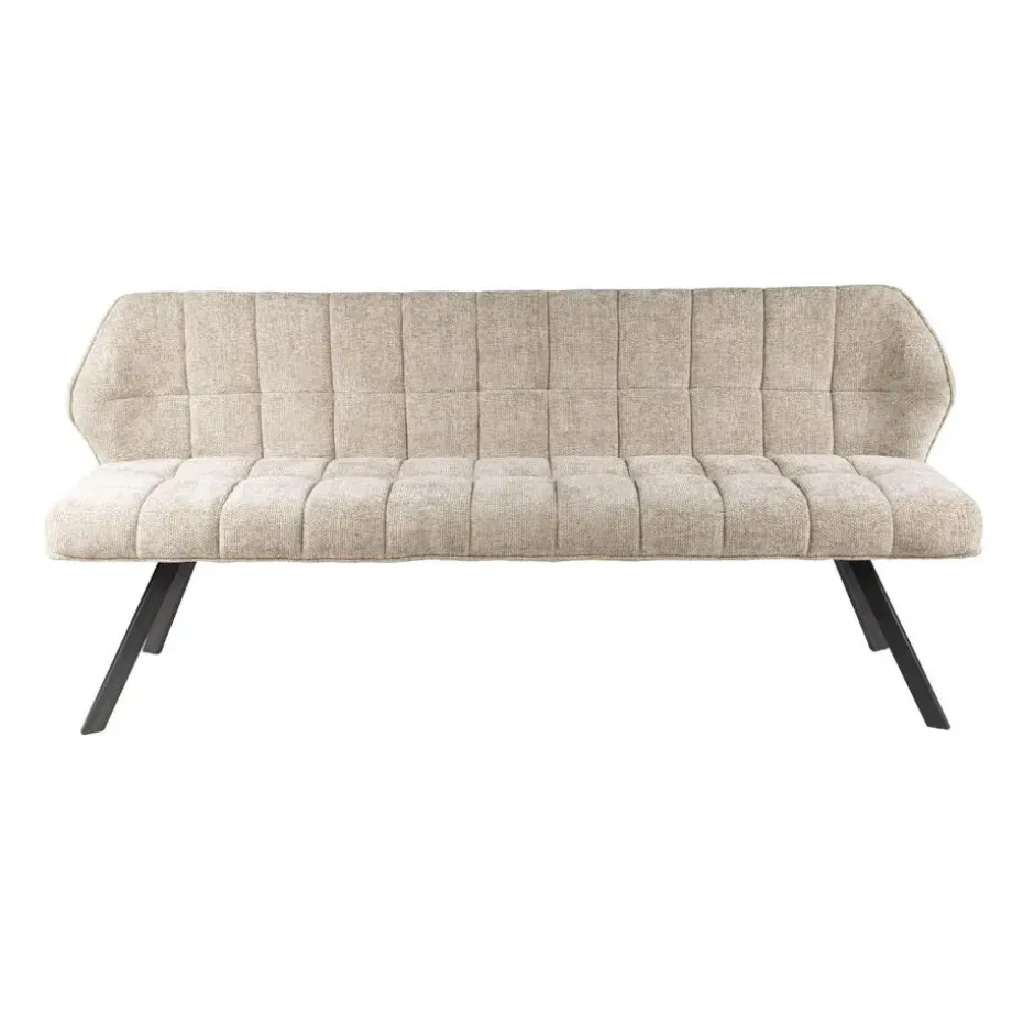 Fraaai - Ramon eetkamerbank 180 cm geweven - zand