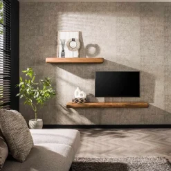 Fraaai - Renee wandplank 118 cm - mangohout