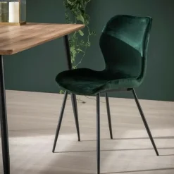 Fraaai - Verona eetkamerstoel velvet groen