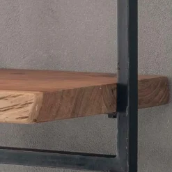 Fraaai - Woody metaal wandplank 40 cm