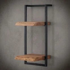 Fraaai - Woody metaal wandplank 30x65 cm