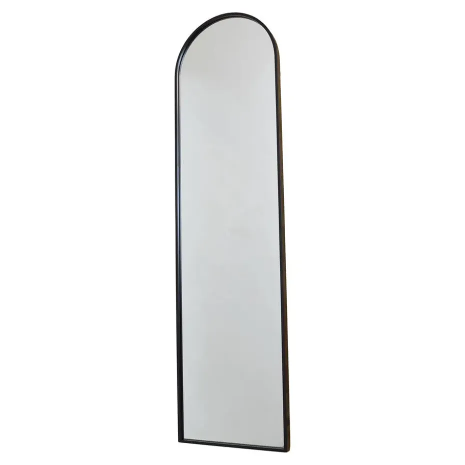 Fragix Ark wandspiegel - Zwart metaal - 120x40