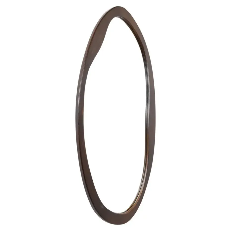 Fragix Yin Wandspiegel Organische vorm - Hout - 45x90