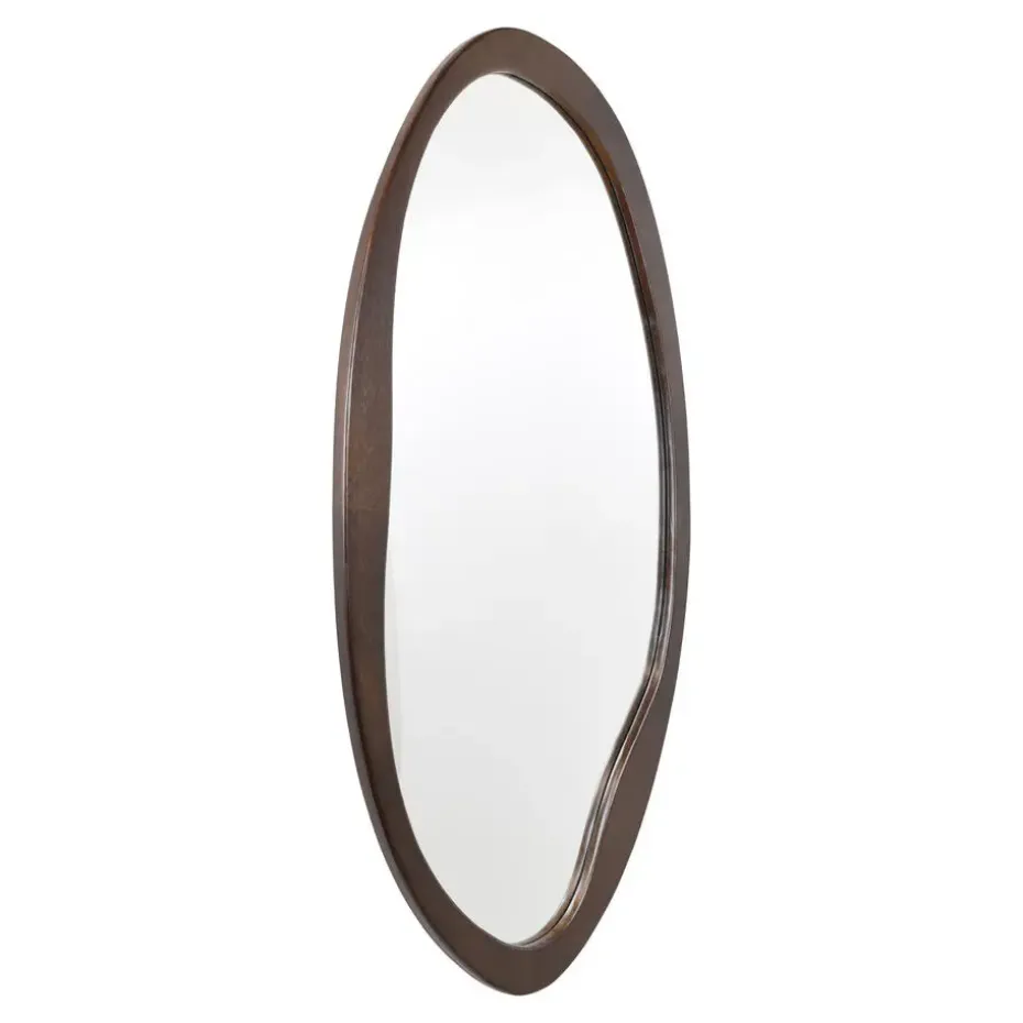 Fragix Yin Wandspiegel Organische vorm - Hout - 45x90