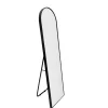 Fragix Ziva Staande passpiegel Boog 150x40 Zwart