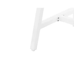 FRATTE - Tuintafel - Wit - Aluminium