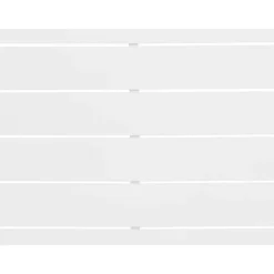 FRATTE - Tuintafel - Wit - Aluminium