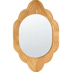 FRESVILLE - Wandspiegel - Lichtbruin - Dennenhout