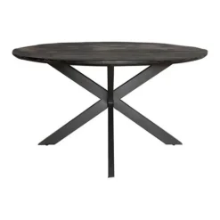 Furndea Eettafel Orianna rond - zwart 140cm