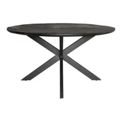 Furndea Eettafel Orianna rond - zwart 120cm