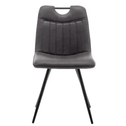 Furnihaus Eetkamerstoelen set van 4 - Leon - Microvezel - Antraciet