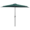GALATI - Halfronde parasol - Groen - 270 cm - Polyester