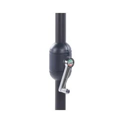 GALATI - Halfronde parasol - Groen - 270 cm - Polyester