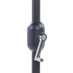 GALATI - Halfronde parasol - Groen - 270 cm - Polyester