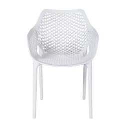 Garden Impressions Air XL kunststof tuinstoel wit