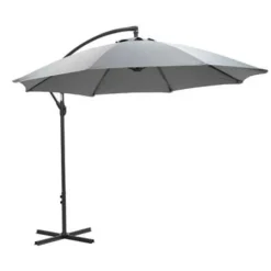 Garden Impressions Athene zweefparasol Ø300 cm - licht grijs