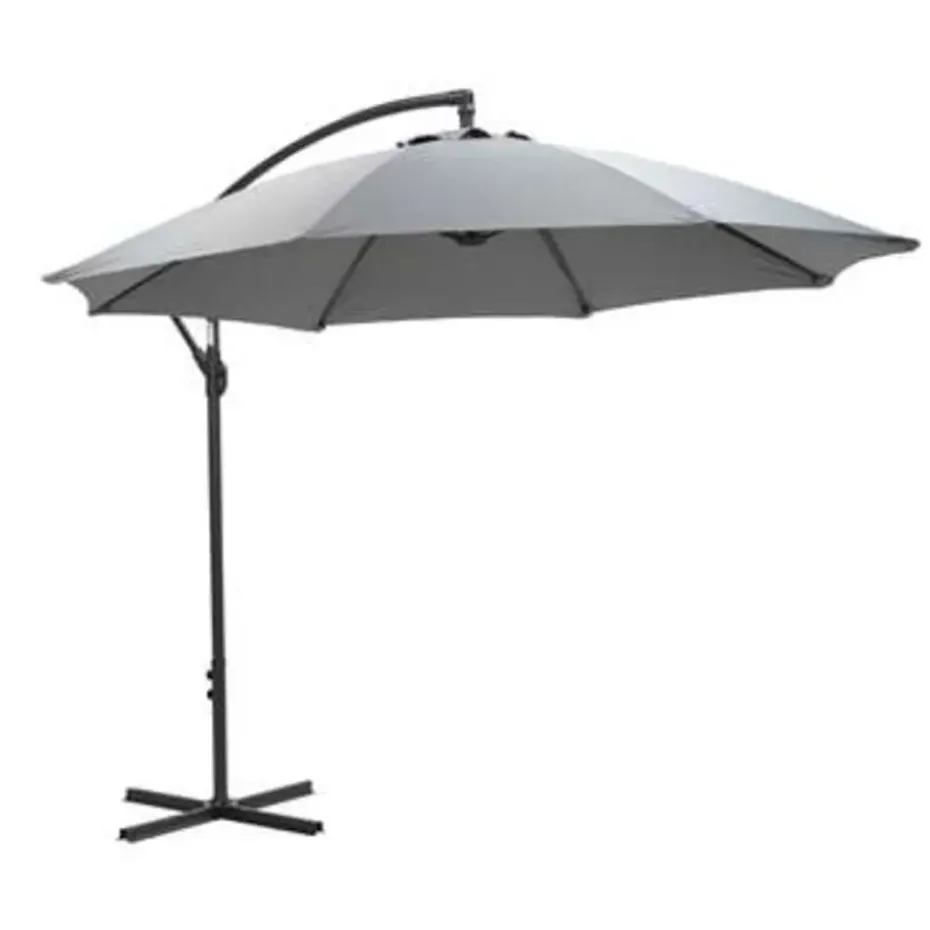 Garden Impressions Athene zweefparasol Ø300 cm - licht grijs