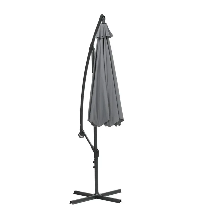 Garden Impressions Athene zweefparasol Ø300 cm - licht grijs