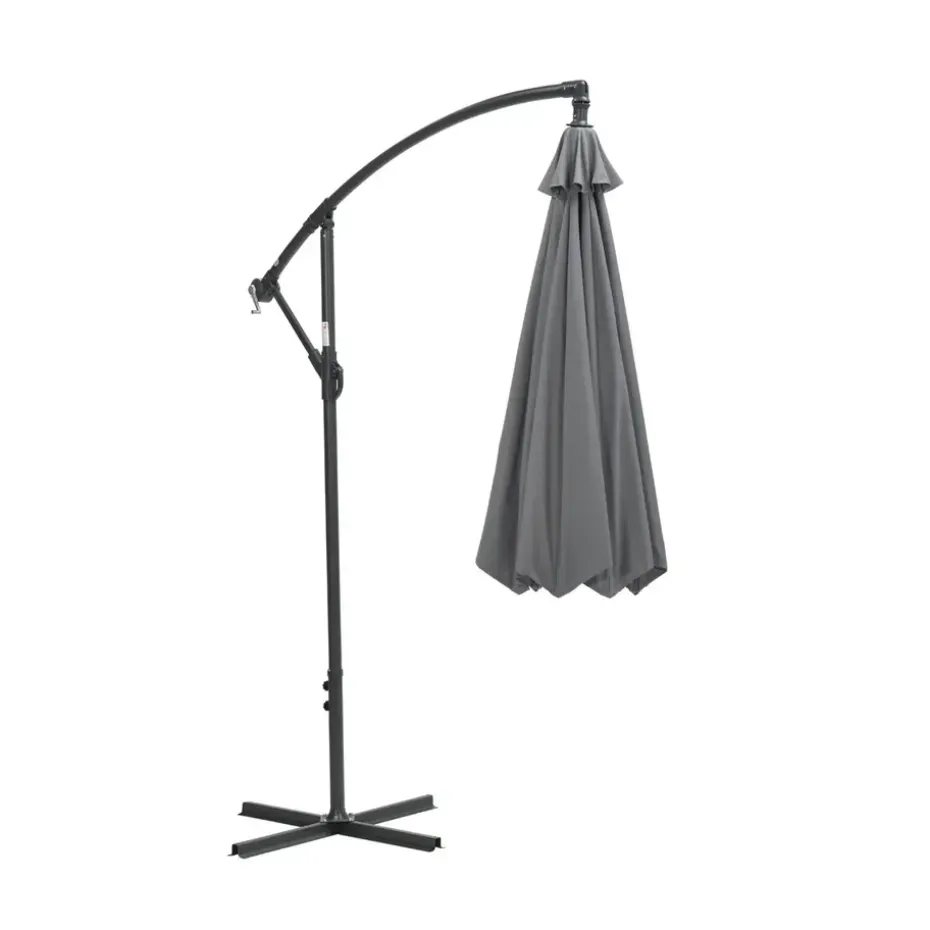 Garden Impressions Athene zweefparasol Ø300 cm - licht grijs