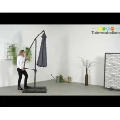 Garden Impressions Athene Zweefparasol Ø300 cm taupe