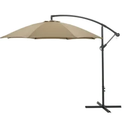 Garden Impressions Athene Zweefparasol Ø300 cm taupe