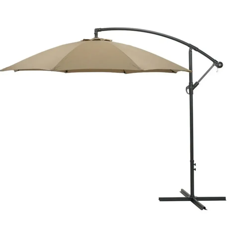 Garden Impressions Athene Zweefparasol Ø300 cm taupe